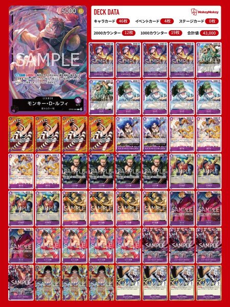 画像1: 紫ルフィデッキ【デッキ販売】 (1)
