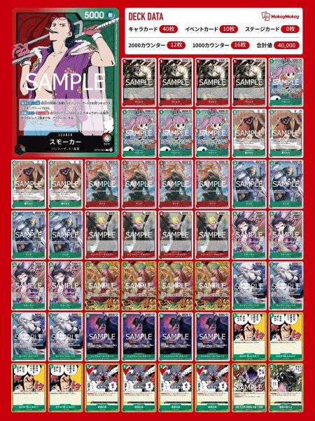 画像1: 赤緑スモーカーデッキ【デッキ販売】 (1)