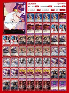 緑紫ルフィ　デッキ　ラフテルローダー付き 緑紫ルフィデッキラフテルローダー付き