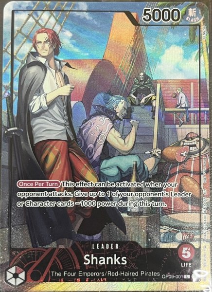 画像1: シャンクス【英語版】【未開封】【PSAマガジン】【赤】【OP09-001】 (1)