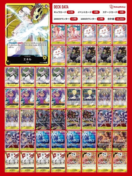 画像1: 黄エネルデッキ 【デッキ販売】 (1)