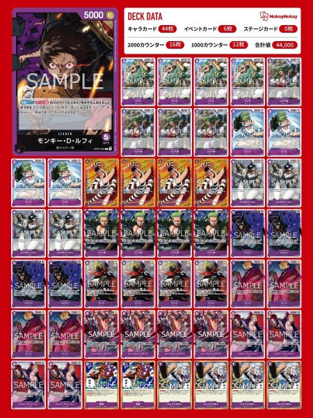画像1: 紫ルフィデッキ【デッキ販売】 (1)