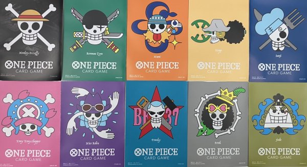 画像1: 【10種セット】リミテッドスリーブ　麦わらの一味コンプリートセット【スリーブ】 (1)