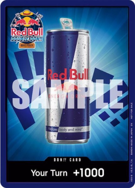 画像1: レッドブル【ダブルドン!! 予選】【青】【ドンカード】【英語版】 (1)