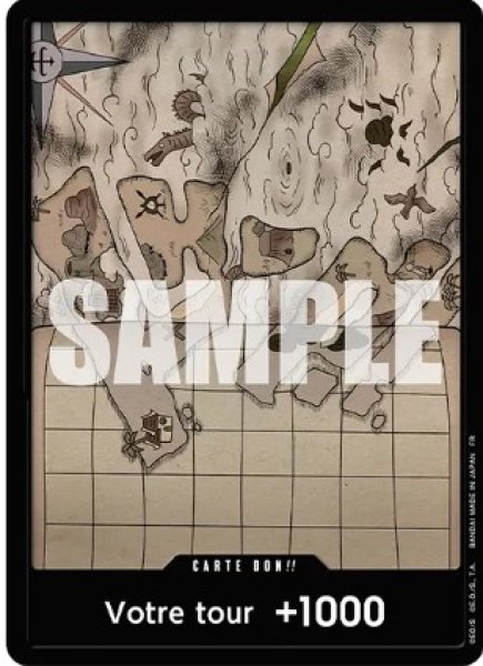 画像1: 空島(スカイピア)の地図【Double Pack Set 10】【ドンカード】【英語版】 (1)