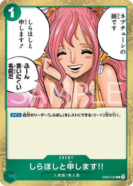 画像1: しらほしと申します!! 【R】【緑】【EB05-020】 (1)