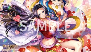 ONE PIECE カードゲーム　ハンコックプレイマット　限定品 オフィシャルプレイマット【中国版 2nd ANNIVERSARY SET】 ボア