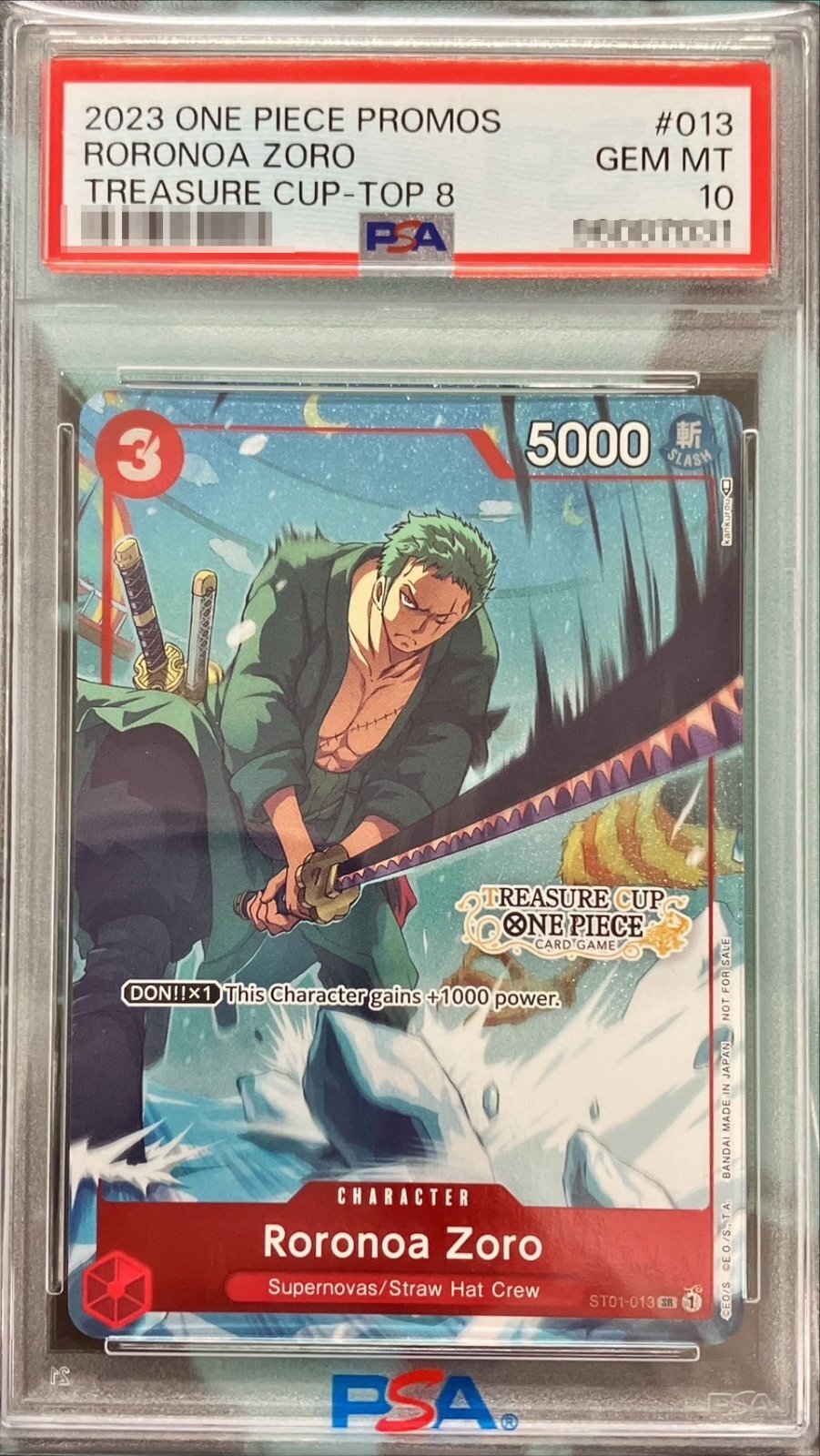 鑑定済/PSA10】ロロノア・ゾロ 【英語版】【SR】【パラレル