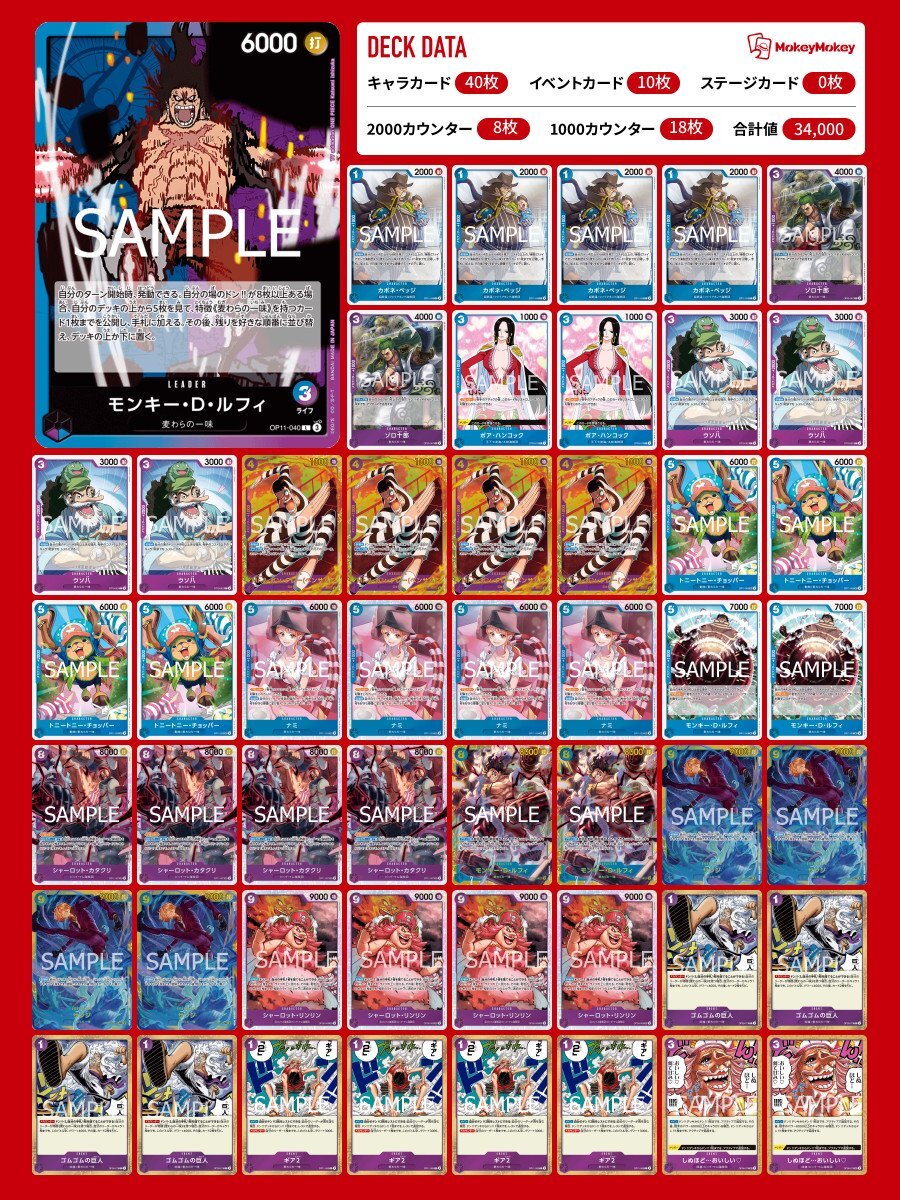 青紫ルフィデッキ